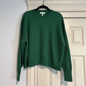 COS Boxy Cropped Green Sweater